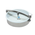 Round Flange Manway DN250-500mm Stainless Steel visible manhole sanitary manhole with glass view